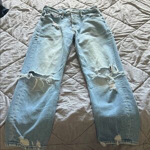 MOTHER Superior Denim in Light Blue
